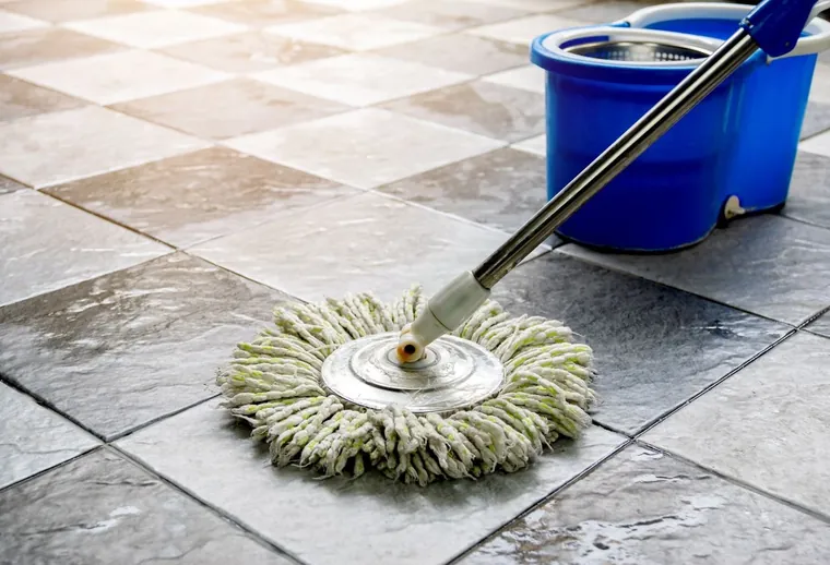 Floor Sweeping, Mopping & Polishing