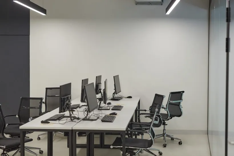 Commercial office cleaning space